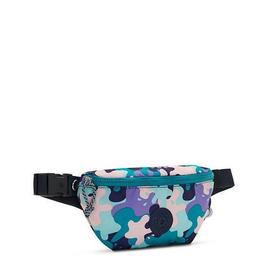 Kipling Fresh Lite Printed Övtáska Zöld | HU 1005UZ